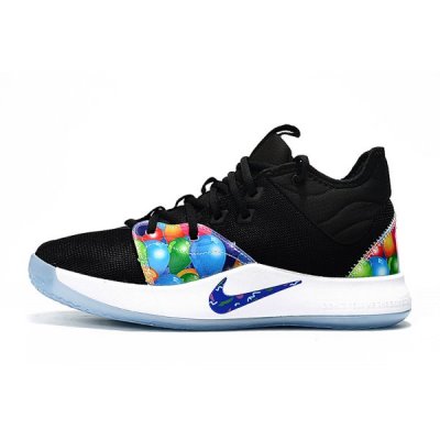 Nike Erkek Pg 3 Siyah / Renkli Spor Ayakkabı Türkiye - AHES4LX3